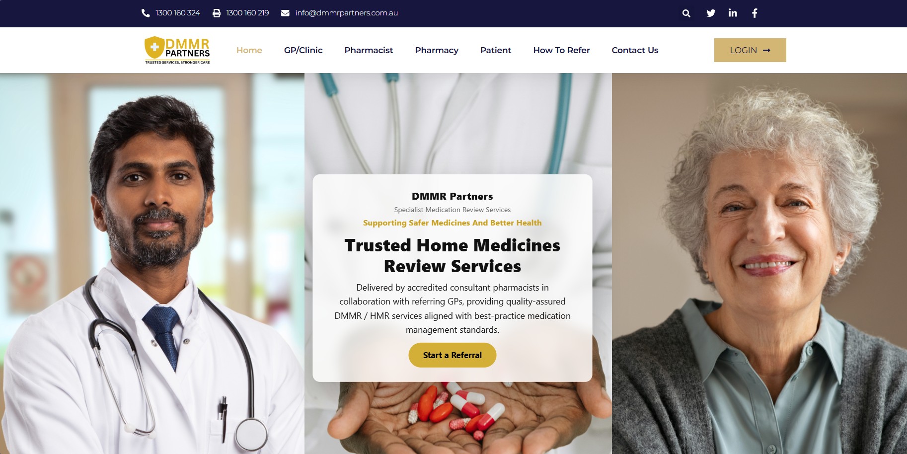 DMMR Partners Website Design